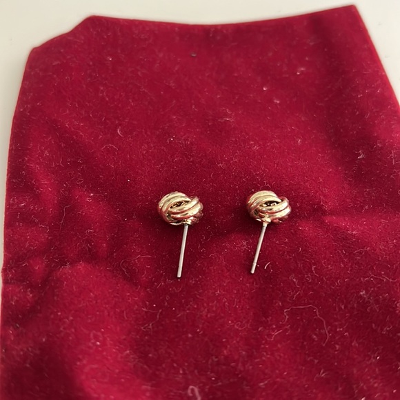 Boutique Gold Coloured Stud Earrings - Picture 7 of 10